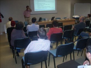 Exposición de Antonio Emperador sobre el proyecto de Censos de Aragón Exposición de Antonio Emperador sobre el proyecto de Censos de Aragón
